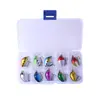 Comercio exterior suministro pesca en mar Luya Roca pequeño cebo gordo 5 piezas en caja CB030 cebo artificial mini miniatura cebo Luya