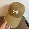 Verano Nuevo Coreano Bordado Lindo Lazo Gorra de Béisbol Infantil Juego al Aire Libre Protección Solar Gorra de Encaje