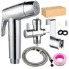 Conjunto Bidê Transfronteiriço Pistola de Spray para Vaso Sanitário Limpeza de Banheiro Bidê para Nádegas Bico de Spray para Vaso Sanitário Chuveiro