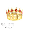 Corona de Cumpleaños Fiesta Transfronteriza Flor Pastel Vacaciones Corona Infantil Tiara Diamante de Gama Alta Redonda Corona Pequeña