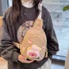 Bolso de Pecho Dulce para Niñas de las Flores Dibujo Animado Lindo Muñeco Tridimensional Bolso Cruzado de Pecho para Bebé Nuevo Bolso Infantil Directo de Fábrica