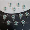 Pingente de Liga Estrela Lua Amor Flor Laço para Brincos Pulseira Colar Artesanais DIY Material