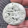 Jade Lantian Jigong Colgante de Jade Guan Gong Dragón del Zodiaco Guanyin Colgante de Pájaro Urraca Rosa Marca de Jade Colgante de Collar