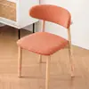 Funda para silla de cuerno de vaca para todas las estaciones, funda para mesa y silla de comedor, funda de protección completa para sillas de madera maciza, funda antipolvo separada para respaldo de silla