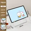 Soporte multifuncional de escritorio simple y transparente para teléfonos móviles y tabletas, adecuado para ver programas y clases en línea, portátil y conveniente para usuarios perezosos