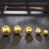 Loja de ouro com método antigo ouro de areia seis caracteres verdade transferência contas acessórios diy contas pulseira