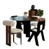Mesa de Jantar e Cadeiras de Madeira Maciça, Cadeiras de Jantar Estilo Meio do Século, Cadeiras de Rattan, Cadeiras Shell Estilo Misto, Cadeiras Sereia, Cadeiras de Maquiagem, Cadeiras Estilo Meio do Século
