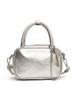 Bolsa Quadrada Pequena de Prata de Alta Qualidade para Mulheres Verão 2026 Novo Estilo Bolsa de Mão Simples e Fashion Bolsa de Ombro Casual Bolsa Transversal