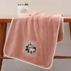 Toalha de Algodão Bordada com Flor Fabricante Atacado Macia e Absorvente 35*75 Homens e Mulheres Uso Diário em Casa Toalha de Presente