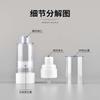 Frasco a Vácuo Fino 10ml 15ml 50ml 100ml Frasco Spray Frasco a Vácuo para Loção Fabricante Atacado