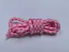 Cuerda Redonda de Poliéster Intercolor de 5 mm Cuerda Trenzada Colorida Paracord Ropa Zapato Sombrero Cordón para Pantalones Cuerda Lanyard Hecho a Mano DIY