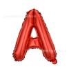 Globo con letras pequeñas de 16 pulgadas, negro, fino, dorado rosa, para decoración de bodas, letras mayúsculas AZ, globo de película de aluminio, venta al por mayor