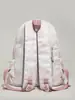 Mochila Escolar Degradado Rosa Suave con un Ambiente Soñador y Sanador para Estudiantes, Adecuada para Viajes Diarios y Desplazamientos al Campus