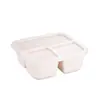 Lonchera sencilla para estudiantes que se puede calentar en el microondas. Lonchera para oficinistas. Lonchera dividida con reducción de grasa y comida ligera para niñas.