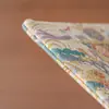 Alfombrilla de té seca de lujo ligero de doble cara, Alfombrilla de mesa con bordado de brocado imitación Dinastía Song, Alfombrilla de mesa reversible estilo Zen, Alfombrilla aislante del calor para ceremonia del té