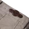 Pantalones Casuales para Hombre 100% Algodón Color Sólido Corte Slim Pantalones de Negocios para Hombre