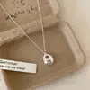 Collar Largo con Borlas Plateadas del Mismo Estilo que una Bloguera Coreana para Mujer, Cadena para Suéter de Tetera de Alta Gama Elegante y Versátil para Mujer