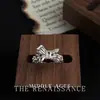 Colección de Anillos Geométricos de Zirconia Personalizados Vintage Lujo Accesible Anillo de Dedo Índice de Gama Alta Apertura Ajustable Joyería para Mano