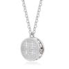 Collar Feliz de Doble Cara Estilo Chino Nuevo 2022 Colgante Tridimensional de Doble Cara para Mujer Diseño Simple de Nicho Cadena para Clavícula