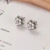 Pendientes de Zirconia Perla Gipsófila para Mujer Pendientes Retro Franceses de Perla Palomita Elegantes y Exquisitos Los Más Fáciles de Combinar