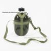 1.2L grande capacidade Americano chaleira militar treinamento exército pote alça pote ao ar livre 87 treinamento chaleira pote de alumínio puro