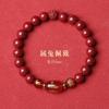 Este año pulsera de arena dorada púrpura pulsera de cuentas de transferencia de cinabrio pulsera puxian de conejo para mujer hombre venta al por mayor una generación de cabello