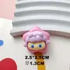 Personaje de dibujos animados brillante Lucky Star Accesorios de resina DIY Pegamento de crema Soporte para funda de teléfono móvil Agujero para horquilla Zapatos Taza de agua