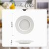 Jingdezhen Hogar Blanco Puro Cerámica de Alta Temperatura Platos y Juego de Platos Estilo Nuevo Vajilla Platos Tazón Combinación Tazón de Arroz Platos Opcional