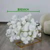 Arreglos Florales Mixtos Transfronterizos de Gypsophila y Rosas para Decoraciones de Escenarios de Bodas, Centros Comerciales, Hoteles y Arcos de Celebración