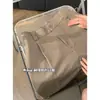 Calças casuais drapeadas estilo coreano/personalizadas para homens e mulheres, corte solto para o outono, calças casuais retas que emagrecem para o trabalho
