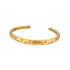 Moda Ins Europeia e Americana Simples Elegante Pulseira de Aço Titânio Joias Aço Inoxidável Estrela de Oito Pontas Zircônio Redondo Pulseira Aberta para Mulheres