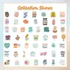 50 Folhas Adesivos de Grafite Sobriedade Transfronteiriços Frases Motivacionais Suitcase de iPad Personalidade Adesivos Decorativos Criativos Atacado