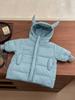 Chaqueta de Plumas de Longitud Media para Niños y Niñas Coreanos 2025 Invierno Nuevo Estilo Estilo Extranjero Chaqueta de Invierno Engrosada para Bebé