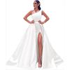 Vestido de Comercio Exterior 2026 Sin Tirantes Abertura Vestido de Noche Anfitrión Anfitriona Aliexpress Vestido de Mujer Nuevo Estilo