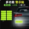 Pegatina Reflectante para Coche Pegatina de Advertencia de Alto Brillo para Noche Vehículo Eléctrico Motocicleta Camión Tira Anticolisión para Carrocería de Coche Tira Decorativa