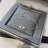 FR Colar Mini Fivela de Ferradura Fredden Novo Francês Gradiente Nicho Pulseira de Alto Padrão Elegante Luxo Leve ED