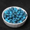 Patrón de Malla de Cuentas Turquesas Optimizadas Cuentas de Porcelana Alta Venta al por Mayor Pulsera de Cuentas Diy Xizang Pulsera Bodhi Estrella Luna