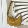Bolso de Mano para Dumplings Nuevo, Casual, Sencillo, Transfronterizo 2026 para Mujer, Bolso de Hombro Versátil de Color Sólido, Bolso Cruzado de Moda para el Trabajo