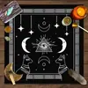 Toalha de Mesa Tarot Céu Estrelado Tarot Fase da Lua Toalha de Mesa Decorativa Jogo de Tabuleiro Jogo de Cartas Jogo de Shuffleboard Decoração Toalha de Mesa Tarot