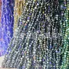 Cuentas de cristal para pastel redondas de 4 mm, obleas, doble vidrio plano, accesorios para joyería hechos a mano, aretes, collar, pasador, diadema DIY