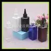 Garrafa plástica de boca fina 150ml tampa de bico quadrado garrafa para líquidos 150ml garrafa para óleo essencial tampa de bico garrafa para injeção de água