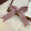 Horquilla de lazo coreana tejida de lana a juego con forma de pico de pato, accesorio para el pelo de otoño e invierno para la nuca de niña.