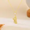 Tiktok Más Vendido Lindo Oso de los Deseos Recogedor de Estrellas Collar Estilo Moissanita Estilo Coreano Genial y Único Cadena Ligera de Lujo para la Clavícula