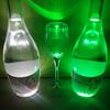 LED agua brillante Copa de champán inducción ángulo alto Copa batería reemplazable no tóxica Copa luminosa venta al por mayor