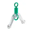 Novo dispositivo de bifurcação de fio secundário com 8 anéis anti-emaranhamento, clamp de fio secundário rápido de silicone, força de descarregamento, feijão anti-emaranhamento de 8 anéis