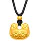 Vietnam Shajin Xiaopang Fujin Tuo collar Oreja de Gato Xiangyun Ping An Lock colgante simulación Jintuo colgante al por mayor