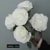 Ramo de rosas de diamante estilo europeo artificial decoración de sala de estar comedor ramo de boda decoración de boda camino plomo flor artificial