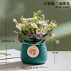Plantas Verdes Simuladas, Árbol del Dinero de Lujo Accesible y Elegante, Adornos de Decoración para Sala de Estar Interior, Plantas Artificiales en Maceta, Paisajismo, Flores Artificiales, Plantas Biónicas