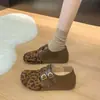 Moda Otoño 2026 Zapatos Planos Ligeros de Punta Redonda de Corte Bajo para Mujer Versátiles con Faldas Suela Suave Zapatos Birkenstock