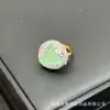 Anillo de Perla de Piedra Cruda Natural Nuevo, Anillo Hecho a Mano Incrustado con Arcilla, Joyería Personalizada con Diamantes Completos, Venta al por Mayor Directamente del Fabricante